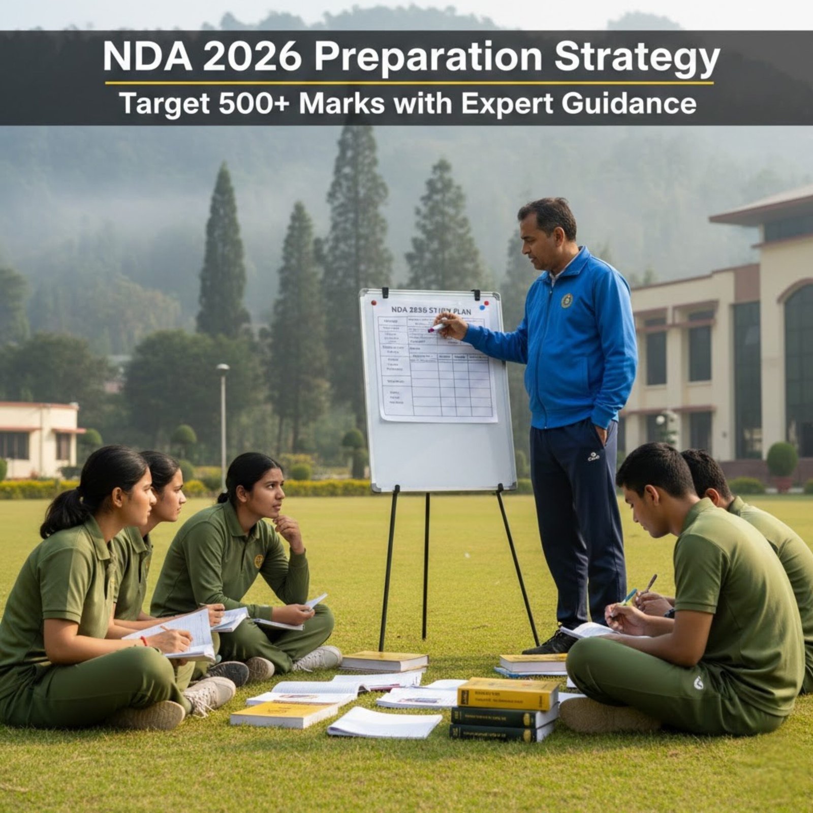 How to Score 500+ in NDA 2026 | Best NDA Study Plan 1 How to Score 500+ in NDA 2026 | Best NDA Study Plan