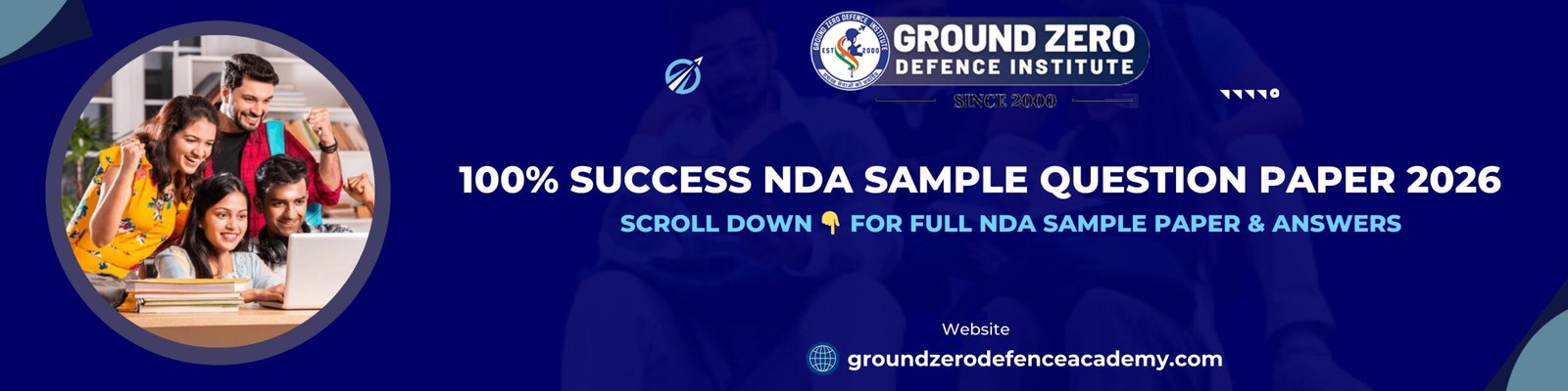 100% Success NDA Sample Question Paper 2026 (2)