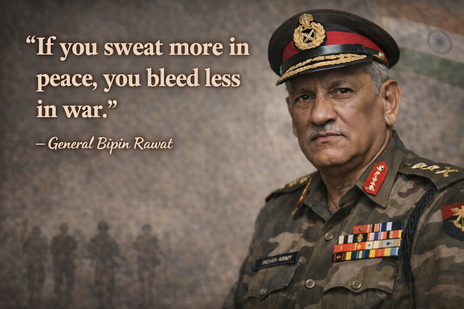 Indian Army Quotes for Defence Aspirants (Image + Text) 15 General Bipin Rawat