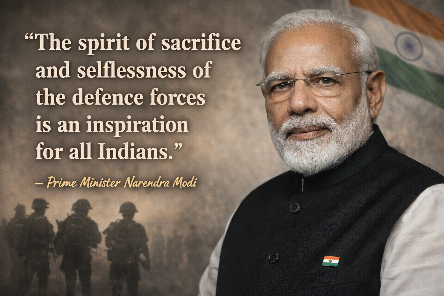 Indian Army Quotes for Defence Aspirants (Image + Text) 23 Indian Army Quotes for Defence Aspirants (Motivation 2026) .