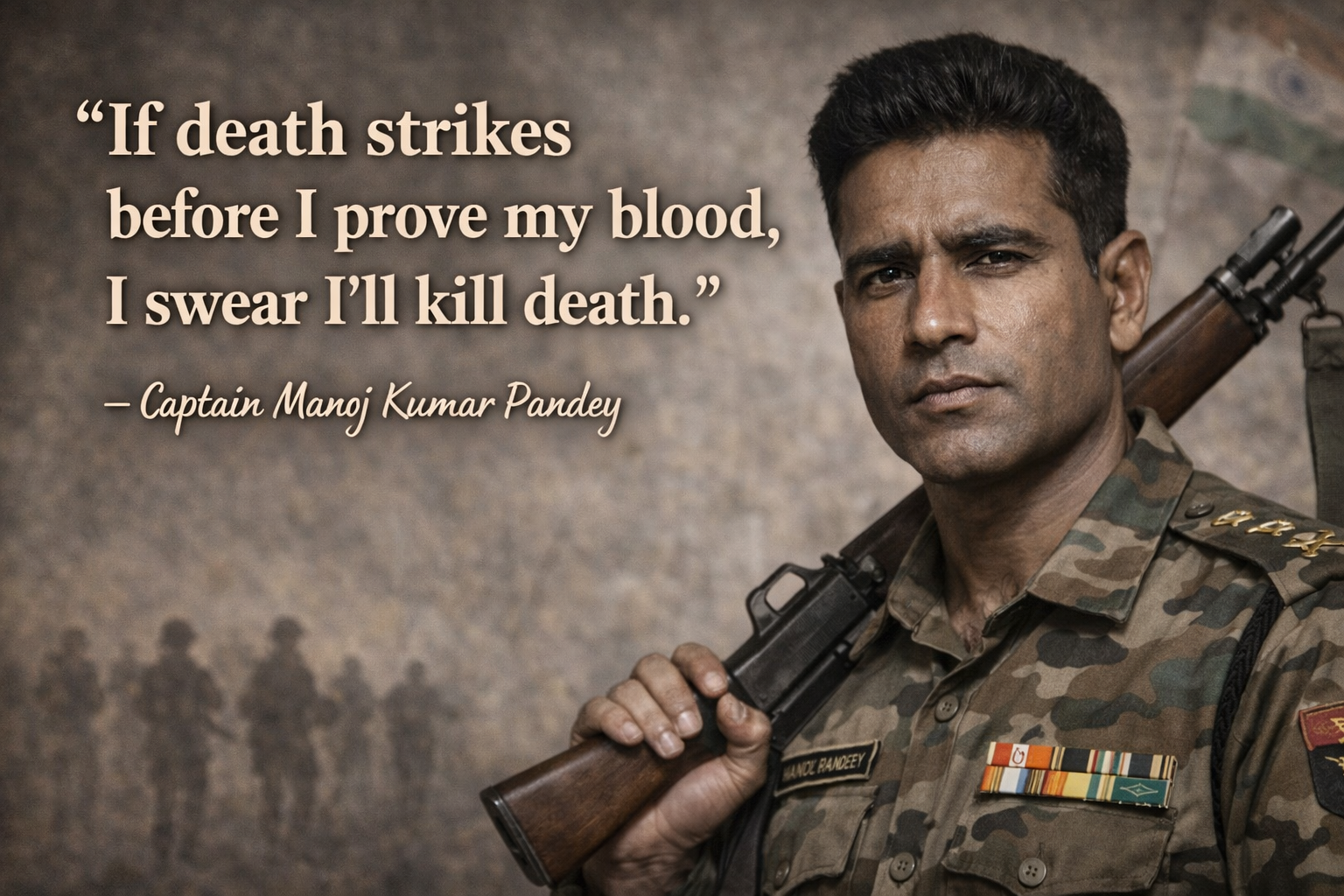 Indian Army Quotes for Defence Aspirants (Image + Text) 7 Indian Army Quotes for Defence Aspirants (Motivation 2026