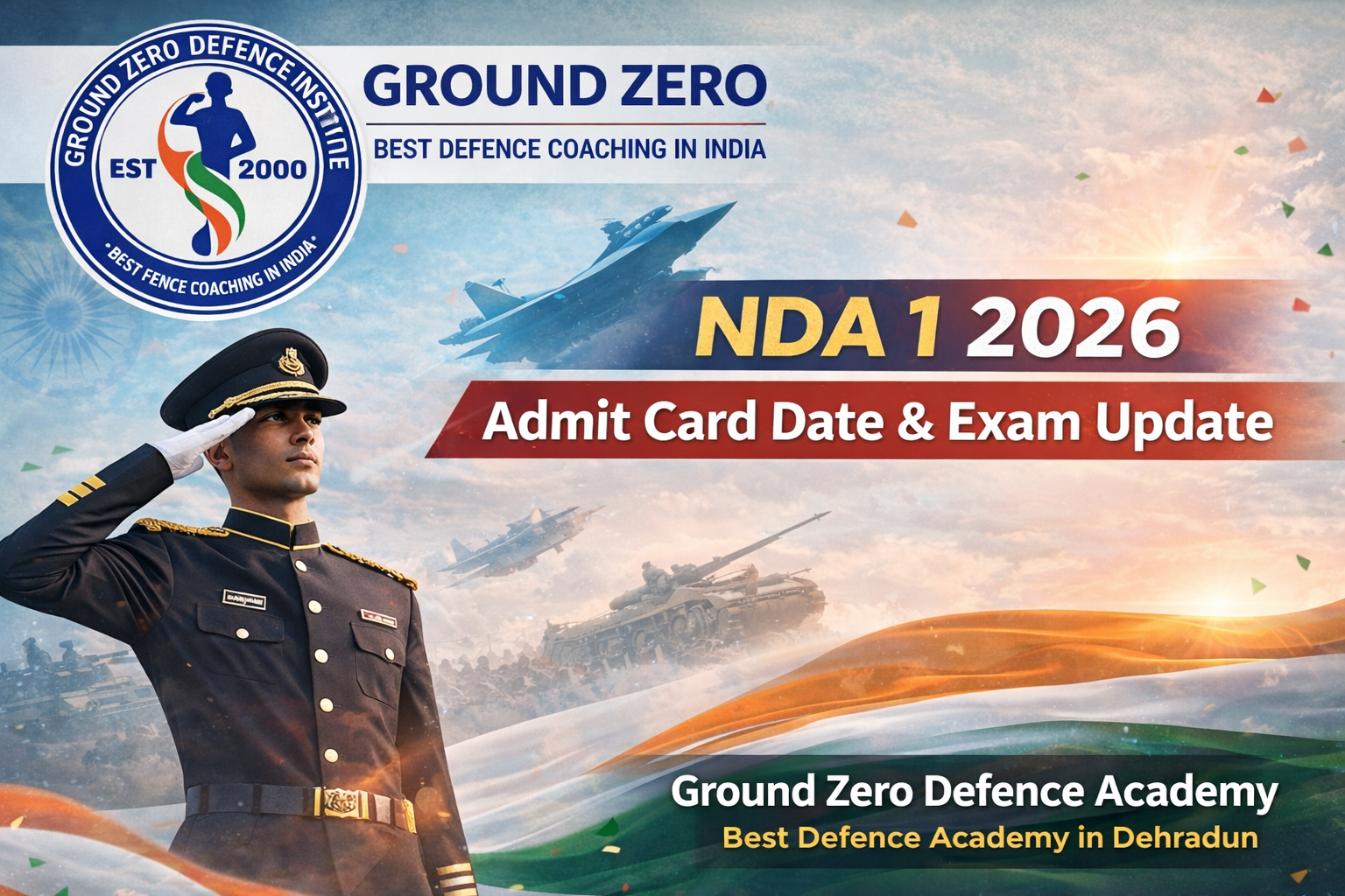 NDA 1 2026 Admit Card Date & Exam Update 1 NDA 1 2026 Admit Card Date & Exam Update